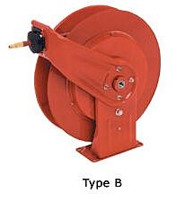 Vestil Vhr-50-78 Steel Spring Driven Hose Reel 50 Ft. 1/2" Diameter Black