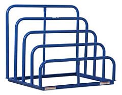 Vestil Vhsr-4 Welded Steel Variable Height Sheet Rack 47-3/8" Wide 1,500 Lb. Capacity, Blue