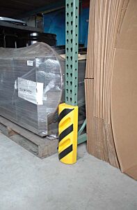 Vestil Vmrp-15 Polyethylene Corner Protector 15-1/2" Height Yellow/Black