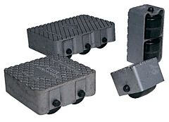 Vestil Vprdo-1 Cast Aluminum Dolly 4-1/2" X 4-1/2" 1,500 Lb. Capacity, Silver