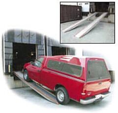 Vestil Vtr-7-14-12 Portable Aluminum Twin Vehicle Ramp 144" X 18" 7,000 Lb. Capacity, Silver