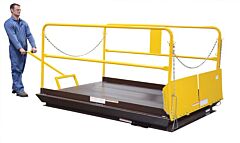 Vestil Wl-Wk Factory Installed Mobile Wheel Kit & Detachable Handle For Truck Scissor Dock Lift Units