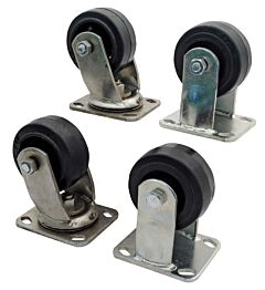 Vestil Wp-Cafd Polyurethane Fold Down Casters 4" X 2" 260 Lb. Capacity, For Work Platform Models