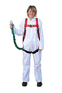 Vestil Wp-Lh-Xxxl Nylon 3Xl Work Platform Harness With Lanyard Red