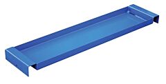 Vestil Wp-Tt48 Steel Tool Tray For Single Door Platform 48" Width Work Platforms Blue