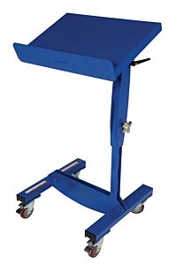 Vestil Wpt-1624 Steel Mobile Tilting Work Table 16" X 24" 200 Lb. Capacity, Blue