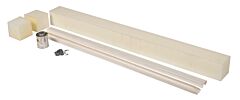 Vestil Ws-10-Rv Replacement Vinyl Weather Stripping For 110" Pit Dock Leveler Models White