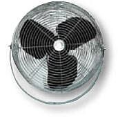 Vestil Wsf-12 Steel Work Station Wall Mounted Fan 12" Blade Diameter Silver