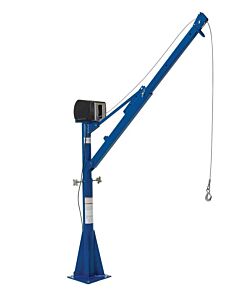 Vestil Wtj-E-15-3-Ac-Csa Steel Ac Powered Jib Crane Csa Compliant 3-1/2 To 5-1/2 Ft. Boom 1,500 Lb. Capacity, Blue