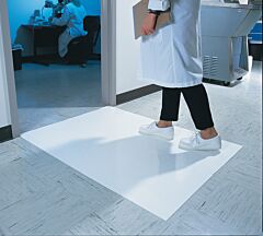 Wearwell 095.3X5Wh Clean Room Mat - 30 Sheets, 3' X 5' - White