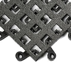 Wearwell 561.78X6X15X15Bk-Cs4 Ergodeck Heavy Duty With Grit Shield Outside Corner Black, 0.5' X 1.3' - Black