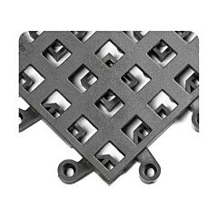Wearwell 564.78X18X18Ch-Cs10 Ergodeck General Purpose Open, 1.5' X 1.5' - Charcoal