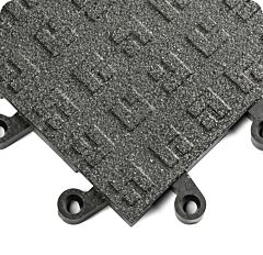Wearwell 567.78X18X18Ch-Cs10 Ergodeck General Purpose Solid With Grit Shield, 1.5' X 1.5' - Charcoal