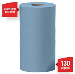 Kimberly Clark 35411 Wypall X60 Cloths, Blue, 1/Case Of 12 Small Rolls
