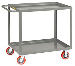 Little Giant Lgl-2448-6Py Welded Service Cart, 24"W X 48"L, 2000 Lb Capacity