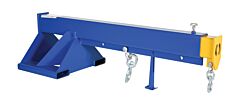 Vestil Lm-1T-8-36 Steel Telescoping Lift Boom 36" Fork Pocket Center 8,000 Lb. Capacity, Blue And Yellow