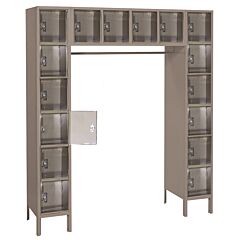 Lyon Dd5990Pc-Gray Clearsight Lockers - Lockerack Unit