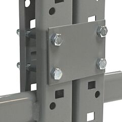 Lyon Dd65142 Bulk Storage Rack Tie Plate - 2 Pack, Color: Dove Gray