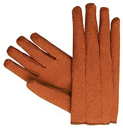 Mcr Safety 9800M Gloves, Brown Stretch Vinyl Impregnated, Slip-On, Men'S, Pack Of 12 Pairs
