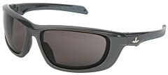 Mcr Safety Ud112Pf Safety Glasses, Uss Defense Gun Metal Color, Gray Max6