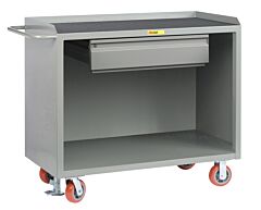 Little Giant Mm-2448-Hdfl Mobile Bench Cabinets With Heavy-Duty Drawer, 41"H X 24"D X 48"W, 3600 Lb Capacity