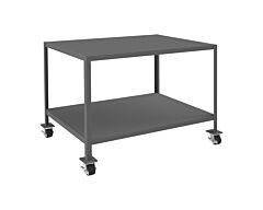 Durham Mtm364836-3K295 Mobile Mt Workbench, 2 Shelves, 36 X 48