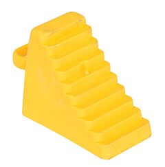Vestil Pewc-3-Yl Polyethylene Wheel Chock 8-1/2 In. X 4 In. X 5-7/8 In. 7,000 Lb. Capacity Yellow