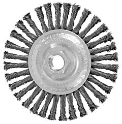 Pferd 82194 Knot Wheel Brushes, Stringer Bead Twist, Carbon Steel Wire