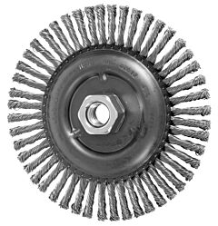 Pferd 82612 Knot Wheel Brushes, Stringer Bead Twist, Stainless Steel Wire