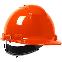 Dynamic 280-Hp241Rv-31 Vented, Cap Style Hard Hat With Hdpe Shell, 4-Point Suspension And Wheel Ratchet Adjustment, Hi-Vis Orange