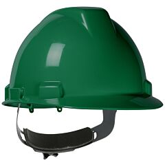 Dynamic 280-Hp741R-04 Cap Style Hard Hat With Hdpe Shell, 4-Point Suspension And Wheel Ratchet Adjustment, Dark Green