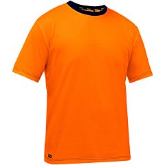 Bisley 310M1118-O/2X Non-Ansi Short Sleeve T-Shirt, Orange, Size 2X-Large