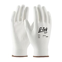 Pip 33-125 G-Tek Gp, White 13G Nylon Shell, White Pu Coated Smooth Grip, Class A3