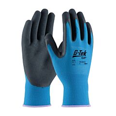 Pip 55-Ag316 G-Tek, 15G Blue Polyester Shell, Black Latex Microsurface Grip, Class A3
