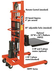 Presto Lifts Sp32 Optional Platform For Electric Ac Lift