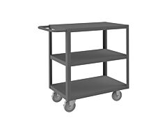 Durham Rsc-1830-3-Ald-95 Stock Cart, 3 Shelves, 18 X 30