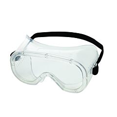 Sellstrom S81000 Safety Goggles, Direct Vent, Uncoated Polycarbonate Lens, Adjustable Fr Strap, Clear Pvc Body, Clear Tint