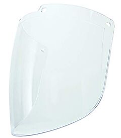 Honewell Uvex S9555 Turboshield Visor, Anti-Fog, Clear, 9 In H X 15-7/8 In L