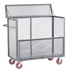 Little Giant Sb-3060-6Py Security Box Trucks, 30"W X 60"L, 3600 Lb Capacity