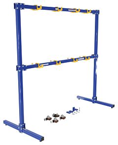 Vestil Slr-Um-6 Steel Gantry Sling Rack Mobile Or Stationary With Kit 39" X 77-1/16" X 78-7/16" 2,000 Lb. Capacity, Blue