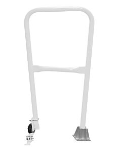 Vestil Ssg-2-Wt Steel Dock Safety Swing Gate 2 Ft. Length White