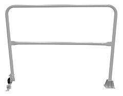 Vestil Ssg-5-Sl Steel Dock Safety Swing Gate 5 Ft. Length Silver