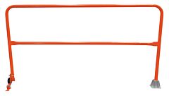 Vestil Ssg-7-Or Steel Dock Safety Swing Gate 7 Ft. Length Orange
