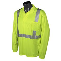 Radians St22-2Pgs Class 2 Long Sleeve High Visibility Safety Polo