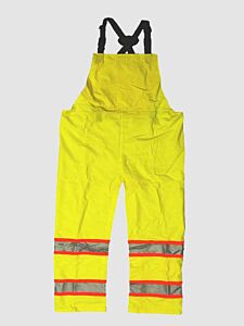 Neese 9220Bt Bib Trousers, Class E, Hi-Vis, Lime, Size 4X-Large