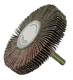 Weiler 52024 Tiger? Mounted Flap Wheels, 3 In, 60 Grit, 23,000 Rpm