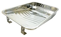 Weiler 49010 Paint Tray, 2 Qt, Galvanized Steel Paint Tray, Used With 9 In Rollers And 96702 Paint Liner