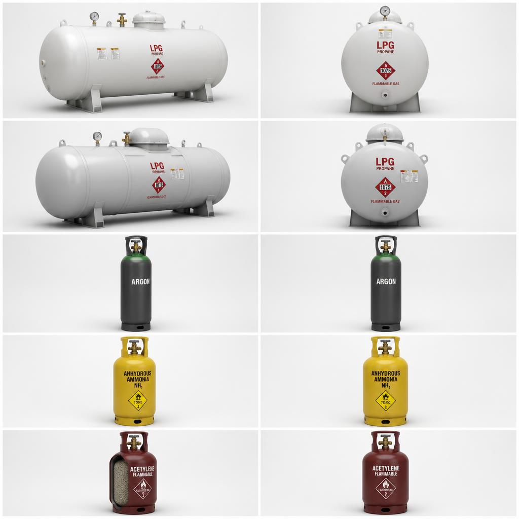 Industrial Propane Tank 9kg (Heavy-Duty Roof Patching & Heating)
