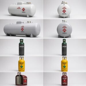 small gas bottle